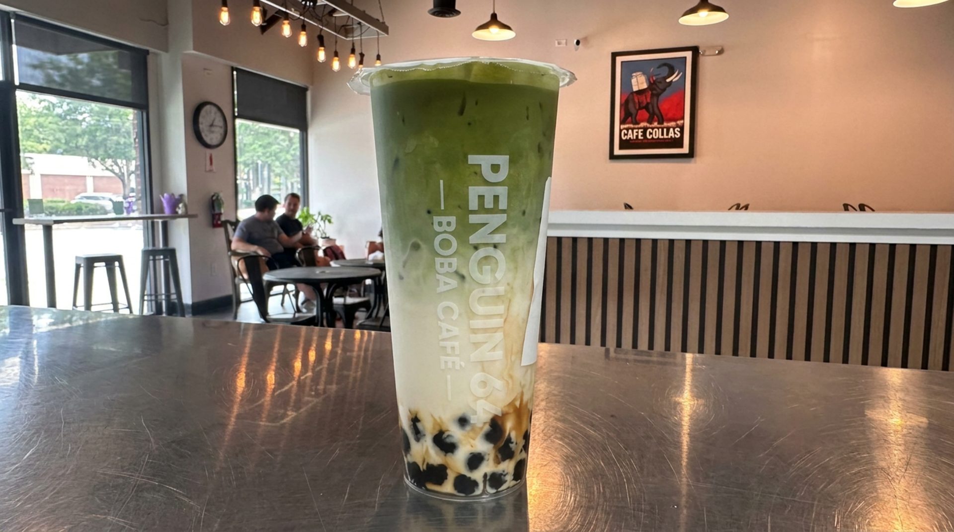 Dirty brown and strawberry green tea