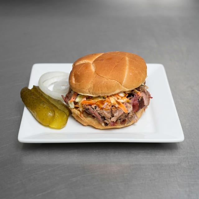 Pulled Pork Sandwich.